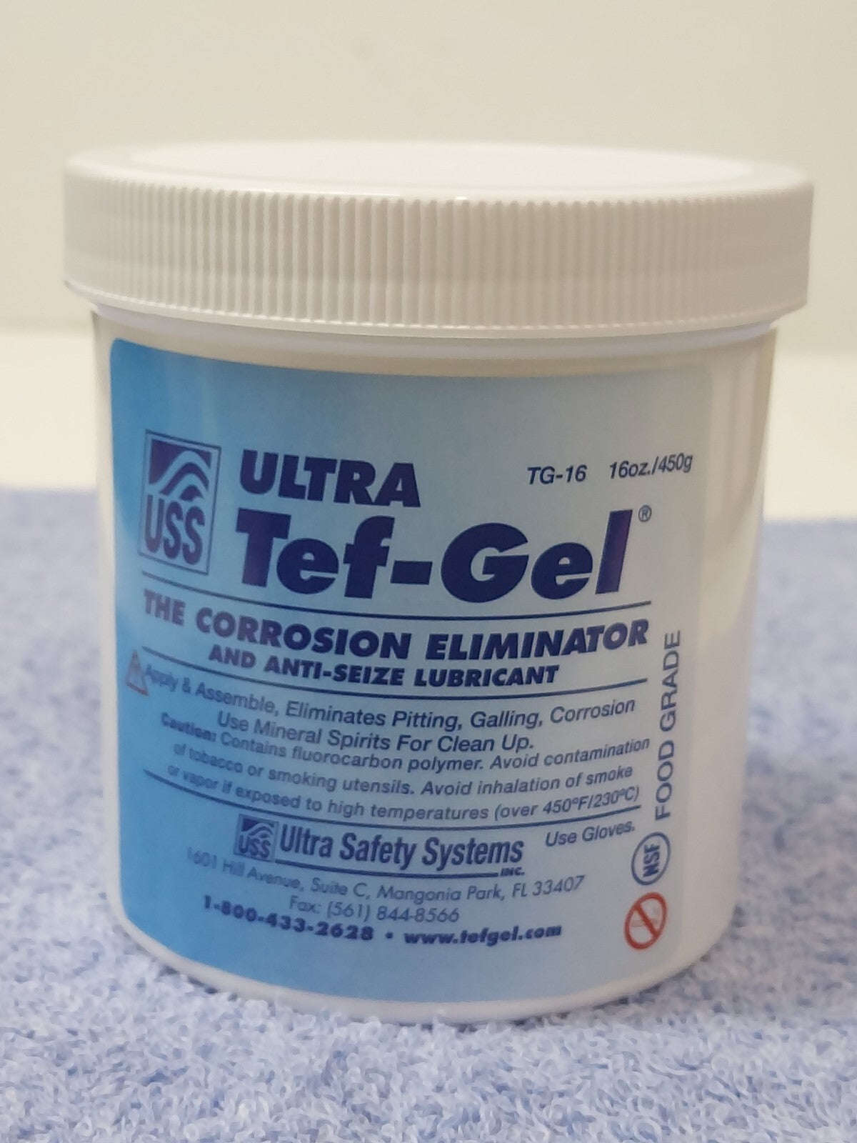 TG-16 Ultra Tef-Gel Corrosion Eliminator And Anti-Seize Lubrican 16oz Tub