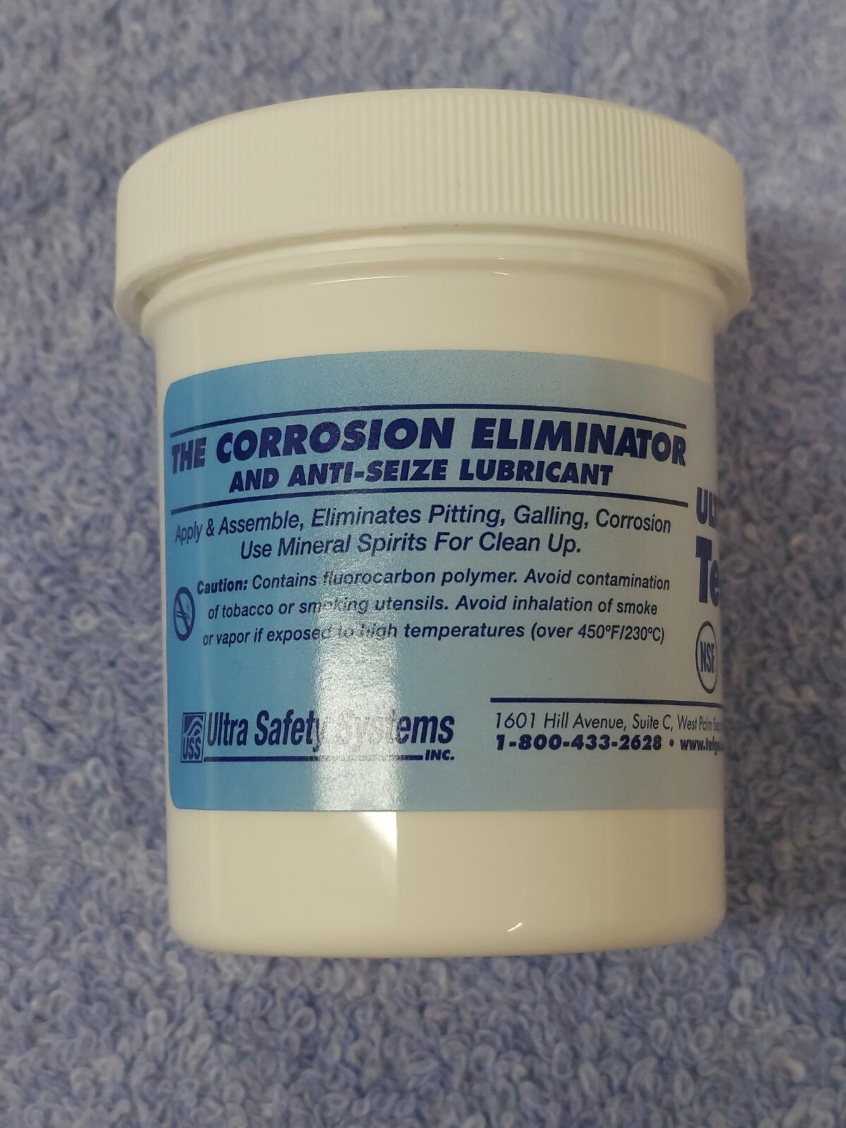 TG-02 Ultra Tef-Gel Corrosion Eliminator And Anti-Seize Lubrican 2oz Tub