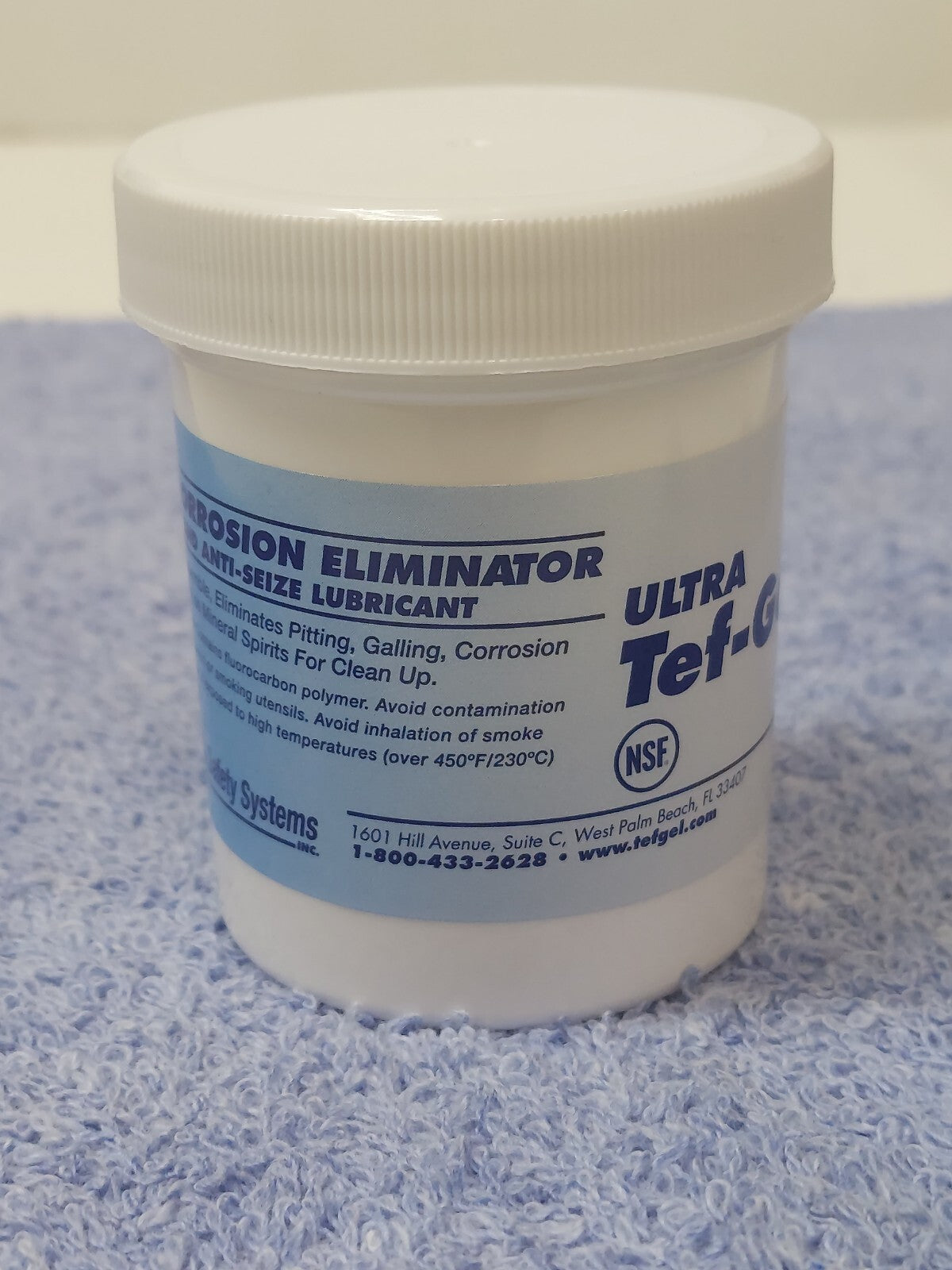 TG-02 Ultra Tef-Gel Corrosion Eliminator And Anti-Seize Lubrican 2oz Tub