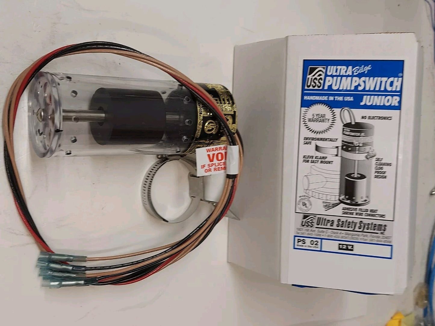 UPS-02 JUNIOR Ultra Bilge Pump switch 12 VOLT