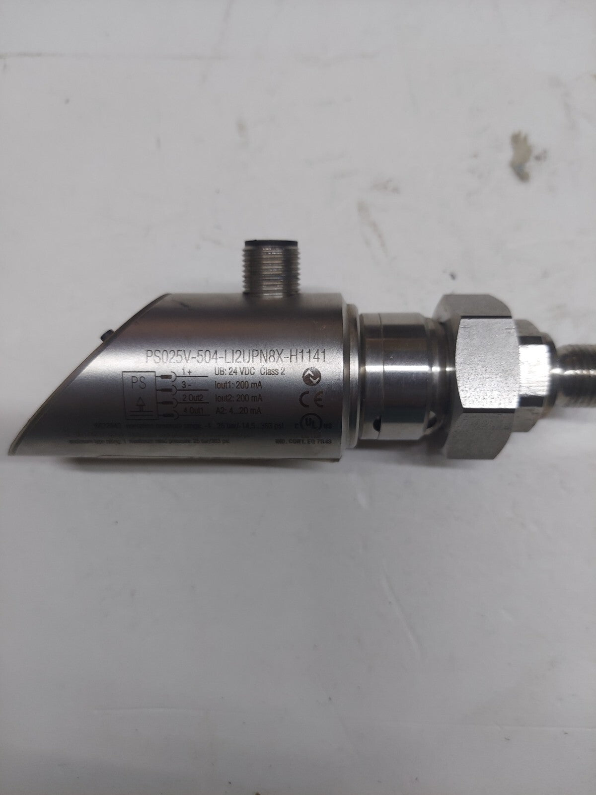 TURCK PS025V-504-LI2UPN8X-H1141 PROGRAMMABLE PRESSURE SENSOR VERY GOOD CONDITION