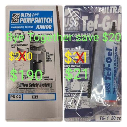UPS-02 JUNIOR 24/32 VOLT With High Water Alarm & TG-1 20 CC CORROSION ELIMINATOR