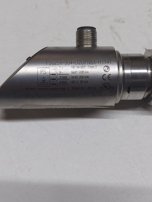 TURCK PS025V-504-LI2UPN8X-H1141 PROGRAMMABLE PRESSURE SENSOR VERY GOOD CONDITION